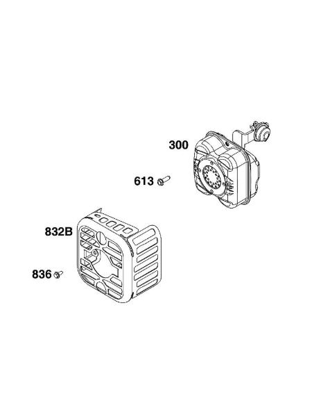 B&S - serijska številka  od 09  09P702-0237-H5 I - SKLOP IZPUÅ NIH PLINOV della Marca Stihl